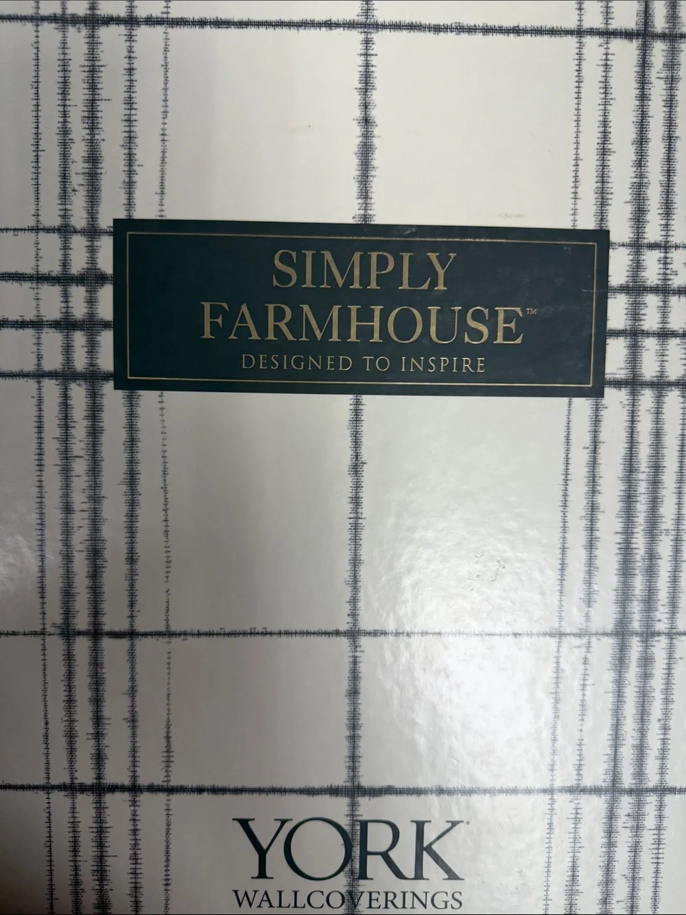 Simply Farmhouse Wallcoverings Sample Book - Cream and Black